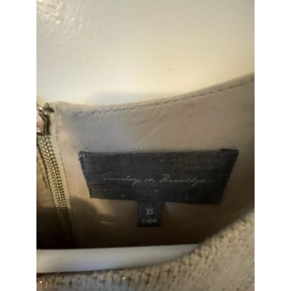 Anthropologie Sunday in Brooklyn Gold Fringe Top - Picture 3 of 8